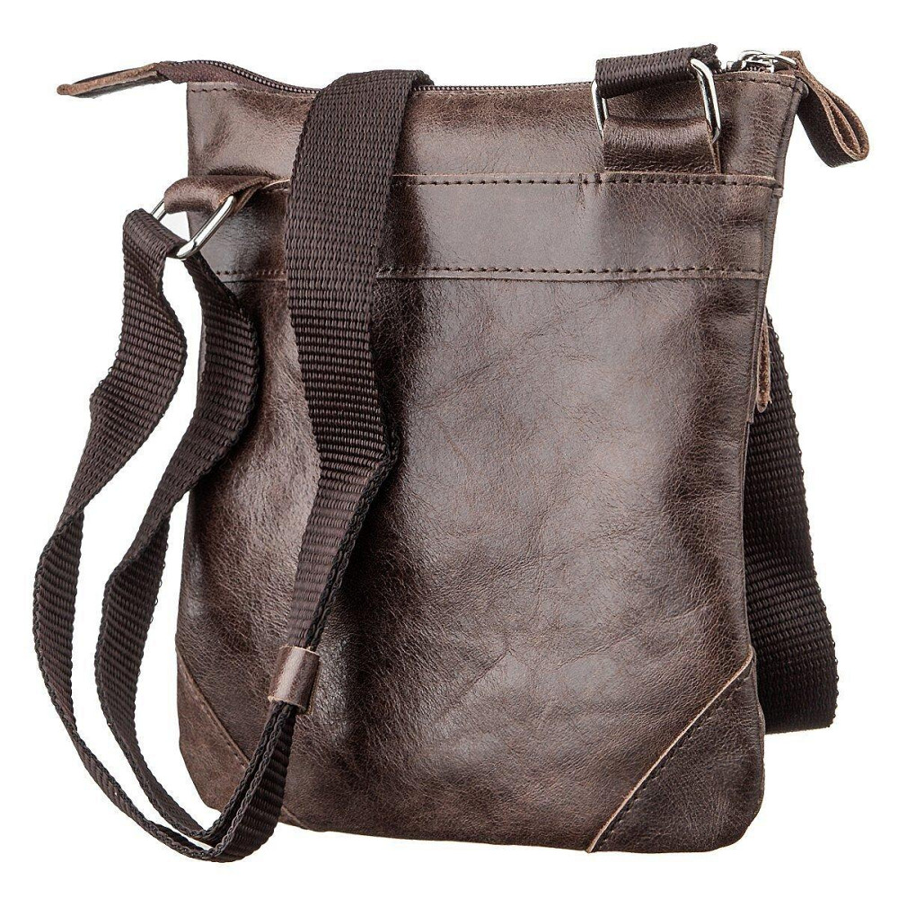 Сумка SHVIGEL 11136 из натуральной кожи Коричневая Киев - изображение 2