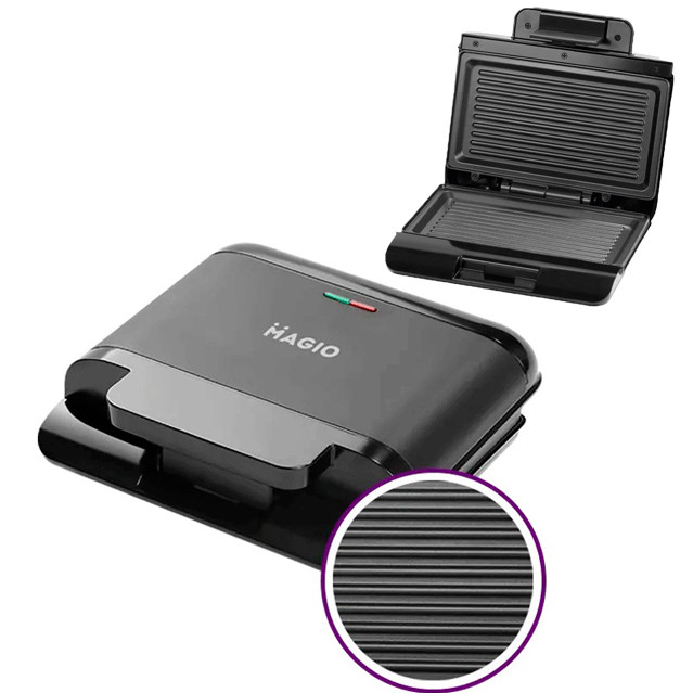 Портативная электрическая сэндвичница MAGIO MG-378 750 Вт, Электробутербродница для дома BI-10 Львов - изображение 3