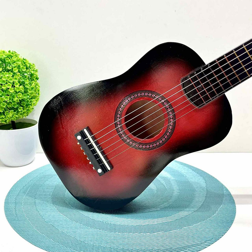 Гітара дерев'яна дитяча 6 струн Червона (M 1369) Чернигов - изображение 4