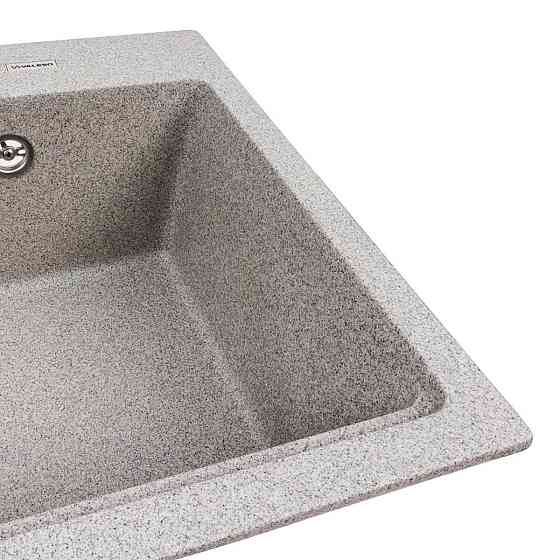 Гранітна мийка для кухні VALESO NIKA 7545 матова Сіра Коломыя