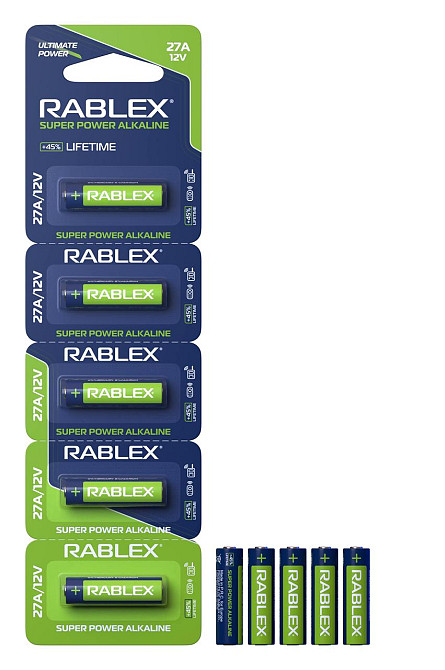 Батарейка Rablex 27A, 12V Дніпро - фото 1