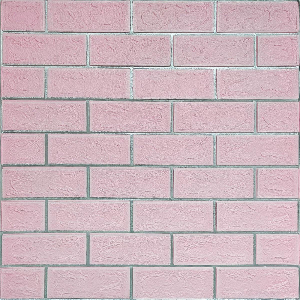 Декоративная панель Розовая кирпичная стена Киев - изображение 1