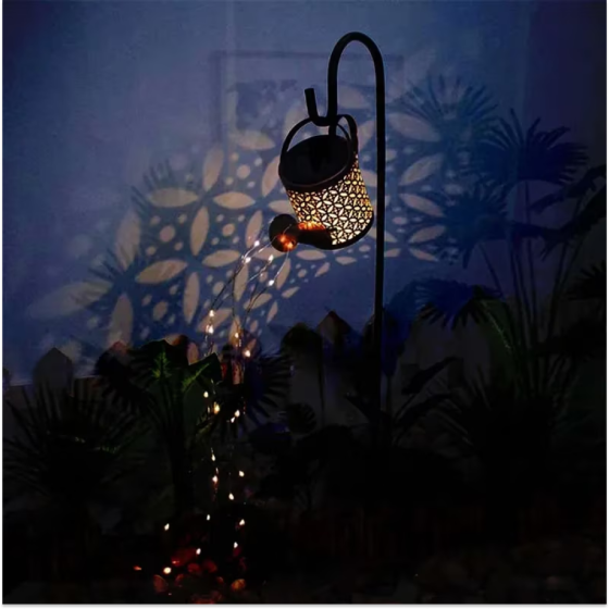 Садовий ліхтар на сонячній батареї, 80 см, Fairy lamp / Світильник газонний / Вуличний ліхтар для саду Київ