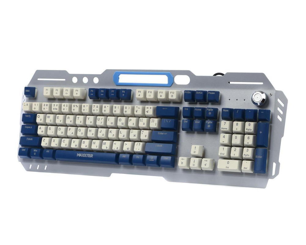 Клавіатура Maxxter KBG-RGB-01-UA ( синій, сірий ) Харьков - изображение 2