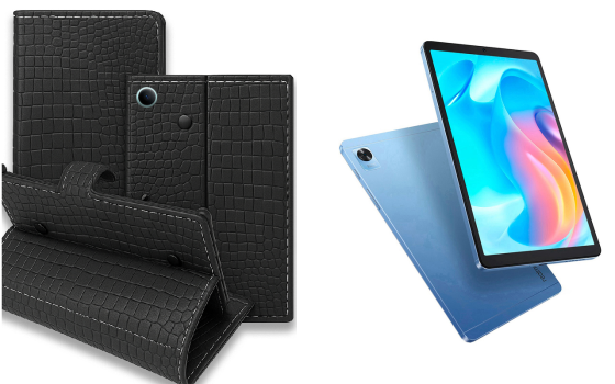 Книжка-трансформер для планшета Realme Pad Mini, колір Black Krokodil Black Київ