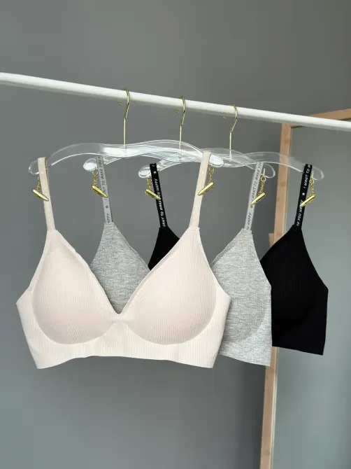 Безшовний топ-бюст (Бежевий колір, розмір M,L) Київ - фото 2