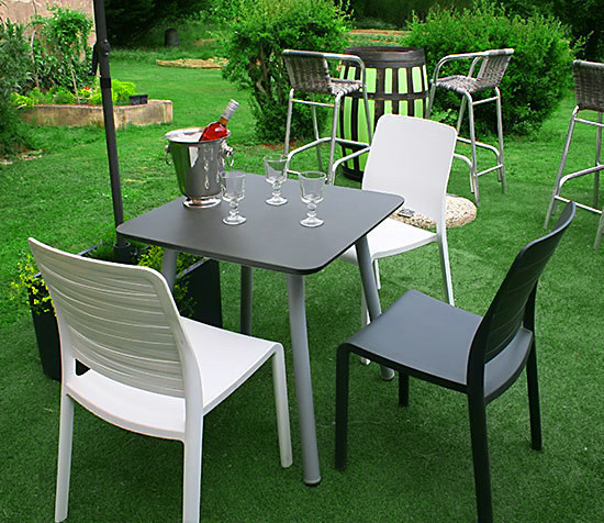 Стілець садовий пластиковий Evolutif Charlotte Deco Chair, білий Київ - фото 10