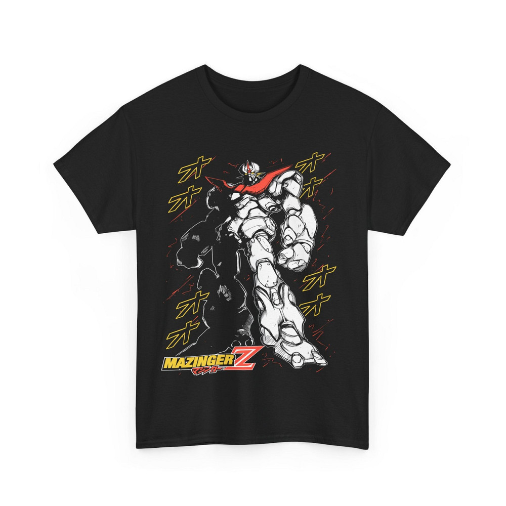 Футболка для мальчика аниме Мазингер З Емброидеред Аниме оверсайз (рост от 165 до 180 ) Черний AnimeJ0204m Днепр - изображение 4