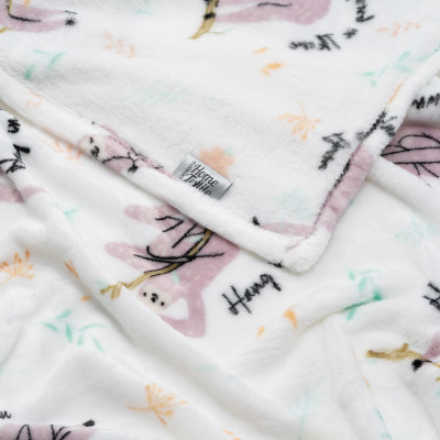 Плед Ardesto Flannel 100% полиэстер, ленивцы 160х200 см (ART0115PB) Винница - изображение 4