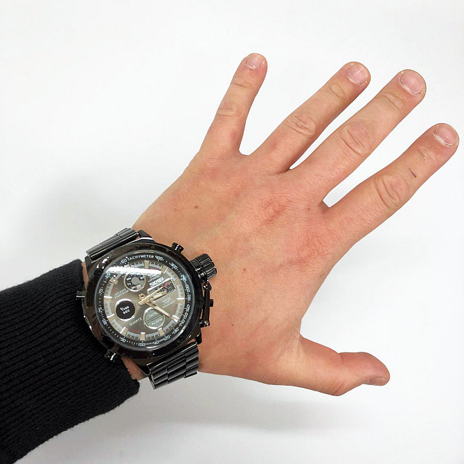 Годинники спортивні SKMEI 1515BK BLACK, Військовий годинник спецслужб, Годинники ZB-933 спортивні спорт Київ - фото 6