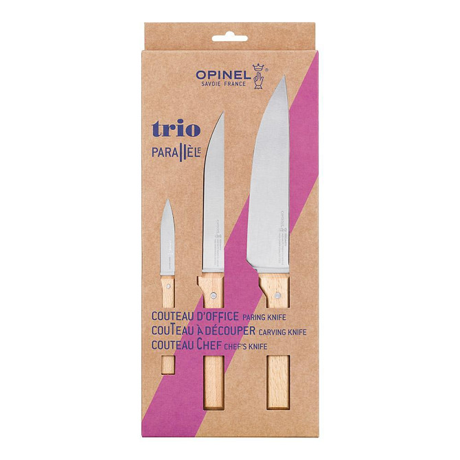 Кухонний Набір Ножів 3 предмети Opinel "Classic Trio" (001838) Неіржавка сталь Нововолинськ - фото 7