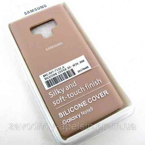 Samsung N960 Note9 силиконовый чехол Silicone Cover пудра Одесса