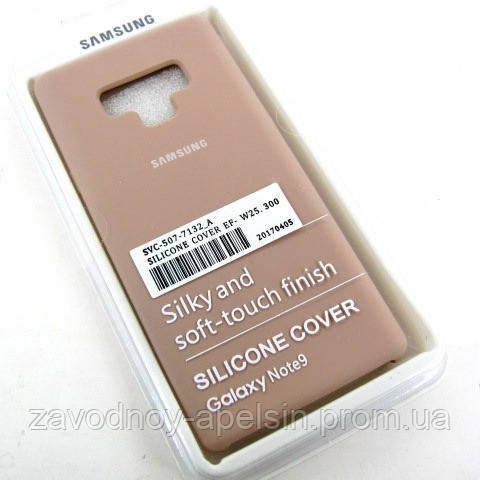Samsung N960 Note9 силиконовый чехол Silicone Cover пудра Одесса - изображение 2