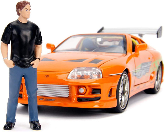 Машина металева Jada Форсаж Toyota Supra (1995) + фігурка Браяна 1:24 (253205001) Київ - фото 9