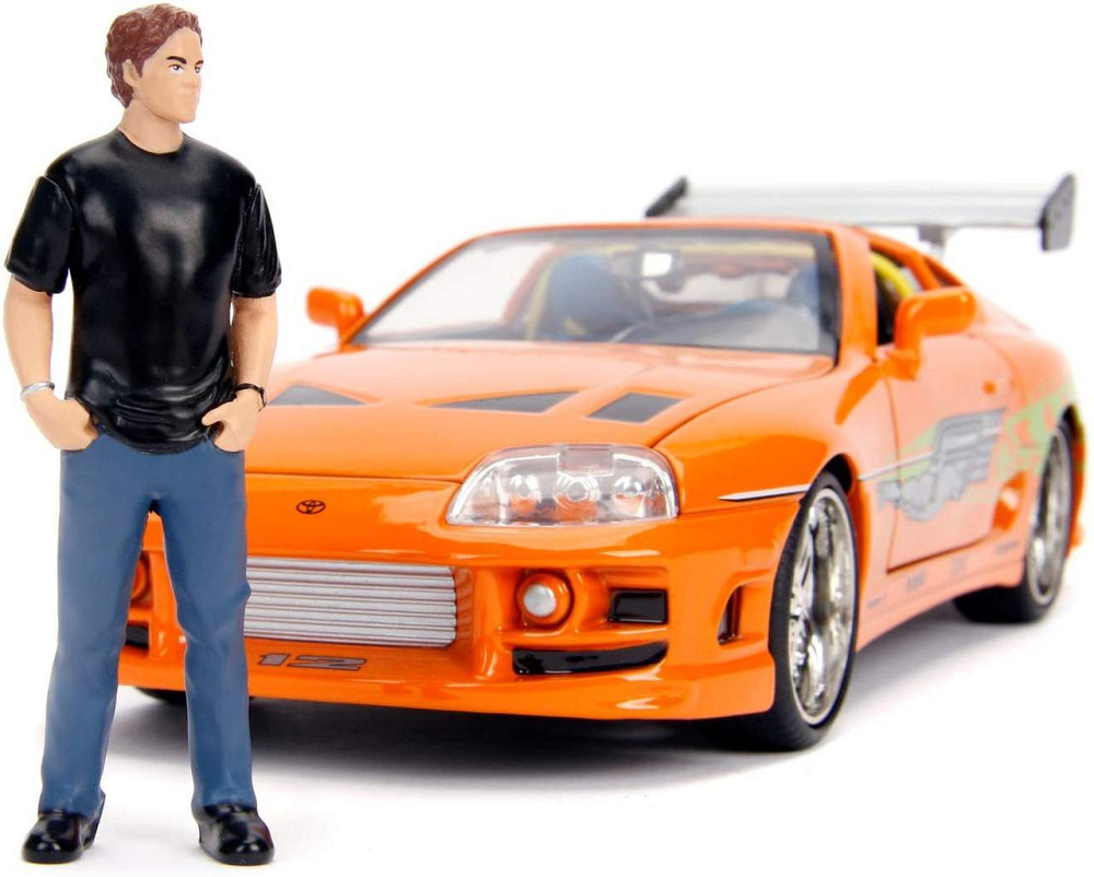 Машина металлическая Jada Форсаж Toyota Supra (1995) + фигурка Брайана 1:24 (253205001) Киев - изображение 9