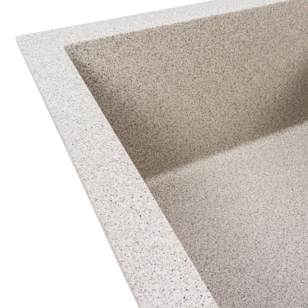 VALESO Гранітна мийка для кухні VALESO SOLID 7843 матова Сірий Коломыя - изображение 12