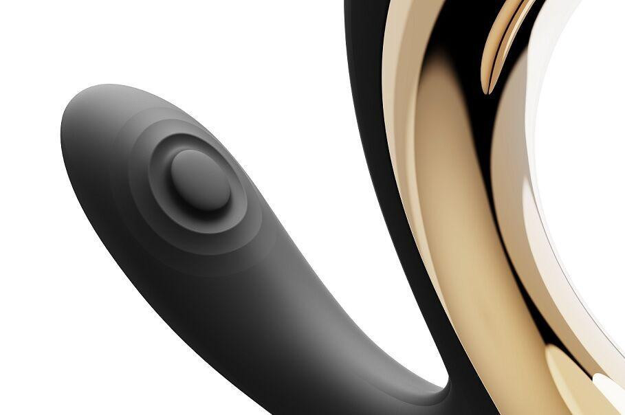 Вібратор-пульсатор з вакуумною насадкою Zalo – Talis G-Spot PulseWave Vibrator Obsidian Black Sex Aura Київ - фото 4