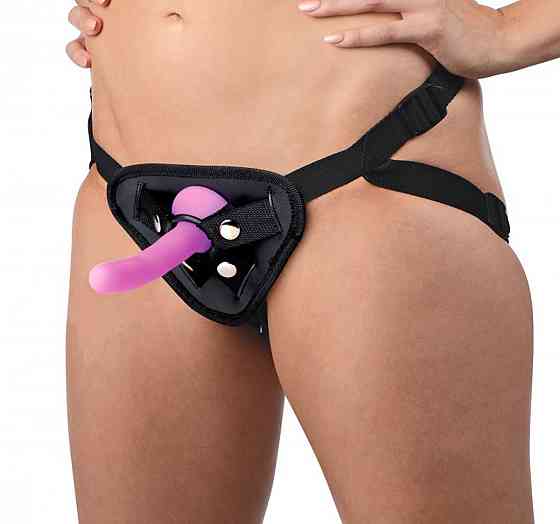 Набор страпонов с вибрацией Double-G Deluxe Vibrating Strap-On Kit Sex Aura Киев