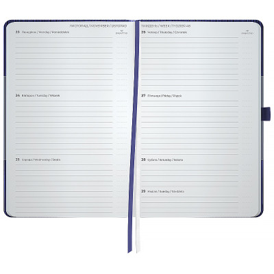 Еженедельник Axent датированный 2026 Partner Lines 125х195, темно-синий (8515-26-02-A) Винница - изображение 5