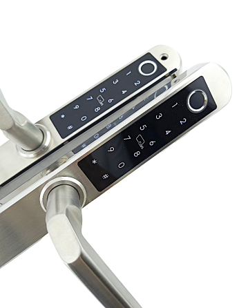 PES Dual сірий дверний розумний замок Київ