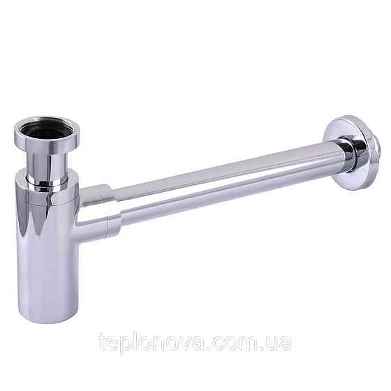 Сифон для раковин цилиндрический Globus Lux GSB-32-125-00 1 1/4 ″, хром, латунь Черновцы