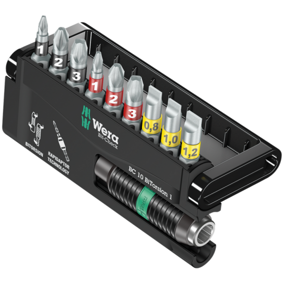 Набір біт РН,PZ,SL 10ед. Wera Bit-Check 10 05056374001 Одеса