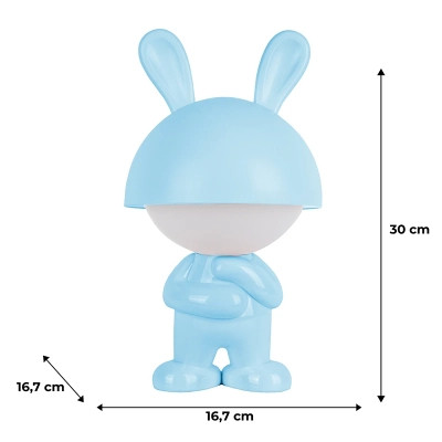 Нічник Kite Світильник LED з акумулятором Dreamy Bunny, блакитний (K25-315-1-3) Вінниця - фото 6