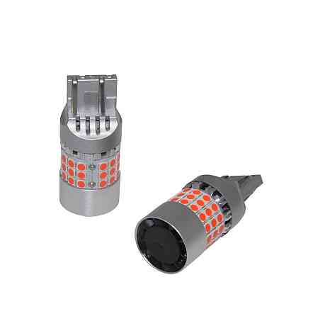 Комплект світлодіодних ламп LED Qline 7443 (W21/5W) Red CANBUS (2шт) 12V Харків