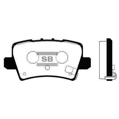 Гальмівні колодки HI-Q SP1570 Вінниця