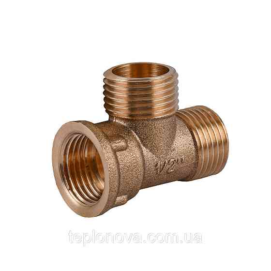 Трійник 1/2" ВНН латунний LT335S OPTIMUM Чернівці