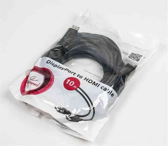 Кабель Cablexpert DisplayPort - HDMI (M/M), 10 м, Black (CC-DP-HDMI-10M) Чорний Харків