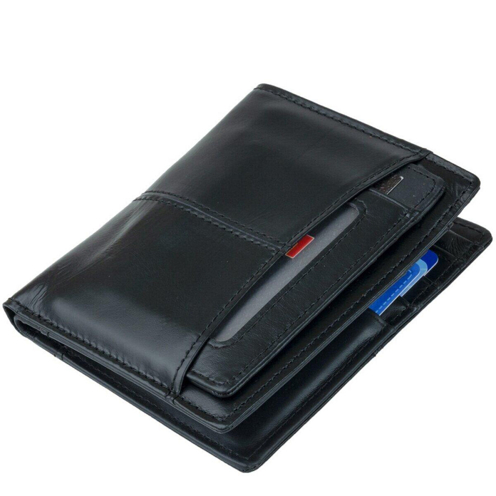 Гаманець чоловічий Vintage 14921 Чорний Київ - фото 5