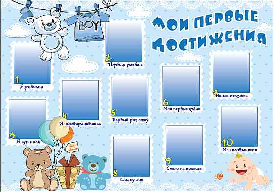 Карта "Мої перші досягнення", шт Київ