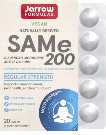 Аденозилметионин Jarrow Formulas SAM-e 200 20 таб Киев