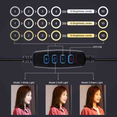 Набір блогера Puluz Ring USB LED lamp PKT3062B 11.8&quot; + tripod 1.65 м (PKT3062B) Вінниця