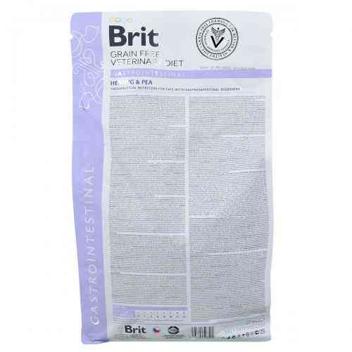 Корм сухой Brit Grain VetDiet Cat Gastrointestinal для кошек при нарушении пищеварения с сельдью лососем яйцом и горох Киев
