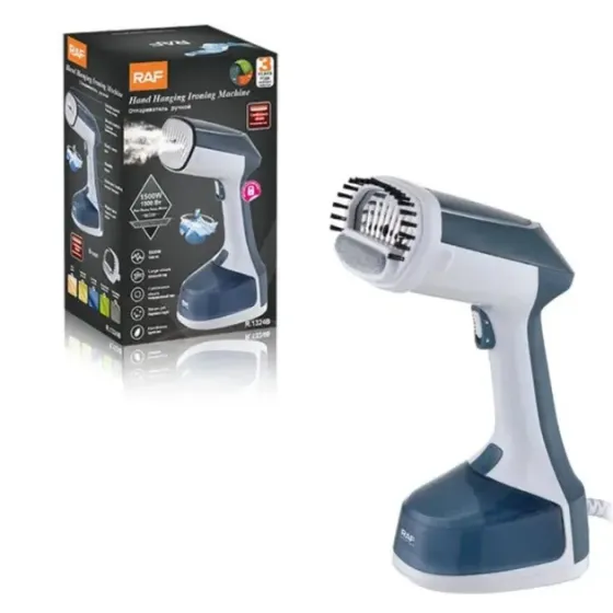 Ручной отпариватель RAF 1500 Вт с функцией защиты от капель и съемным резервуаром для воды Коломия