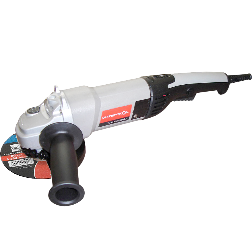 Кутова шліфувальна машина (болгарка) ІНТЕРСКОЛ КШМ-125/1400ЕЛ Коломия - фото 1
