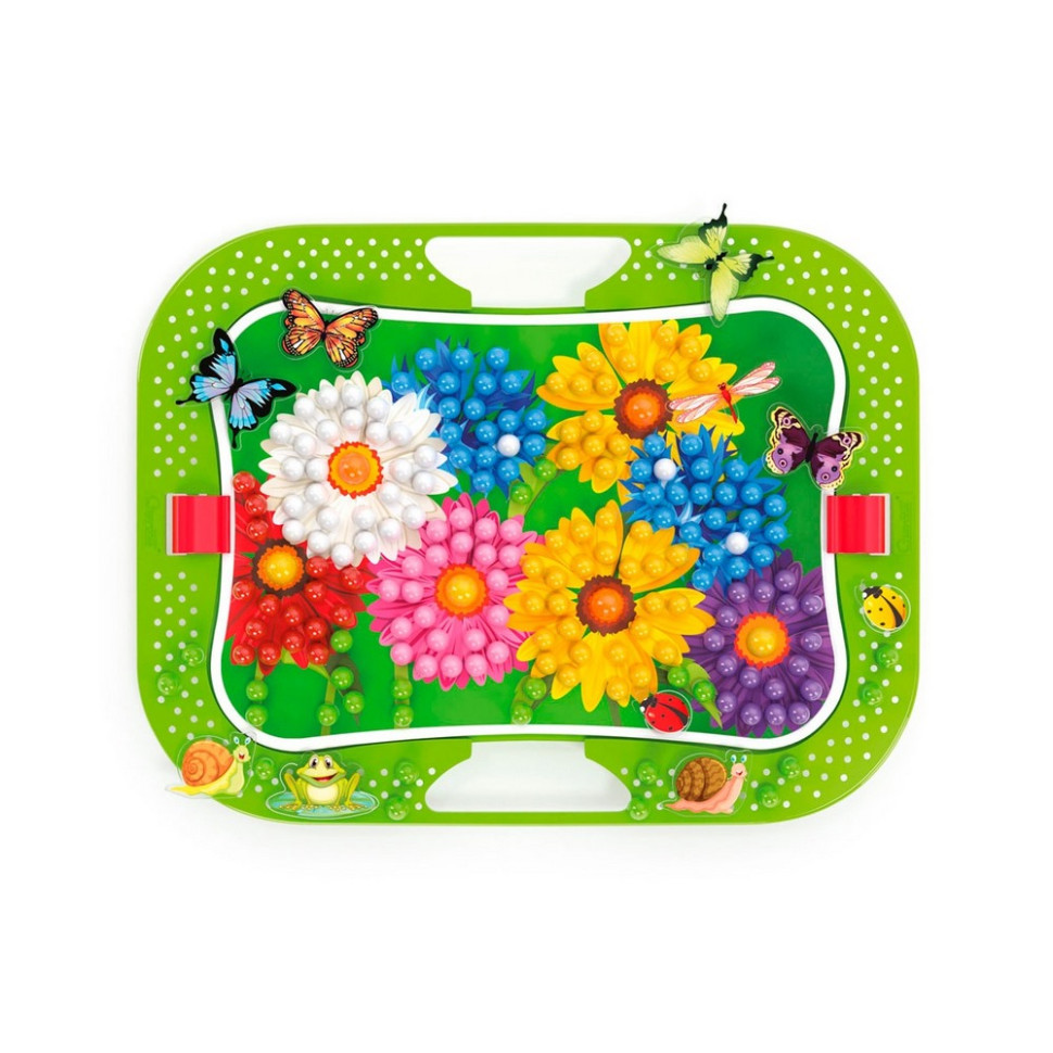 Творчий набір для занять мозаїкою Quercetti 0968-Q, 300 фішок, 16 фігурок, дошка Вінниця - фото 2