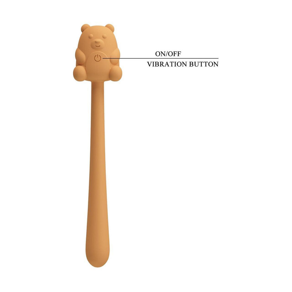 Вібратор CUTE BEAR, Flirting Stick, 7 vibration functions, Magnetic USB charging Sex Aura Київ - фото 9