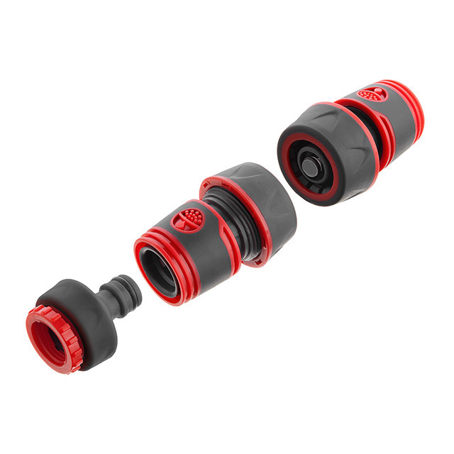 Насадка для поливу, 3/4", плавне регулювання потоку води, набір аксесуарів для підключення INTERTOOL GE-0028 Київ - фото 8