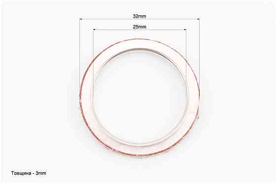 Прокладка глушника "пароніт" 32/25мм, тип 1 Киев
