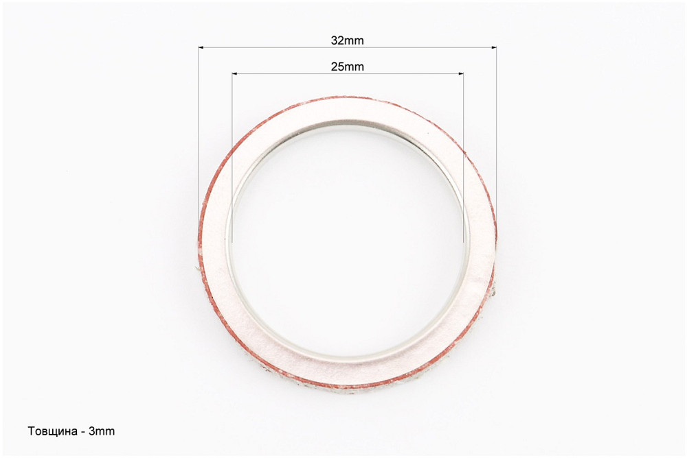 Прокладка глушника "пароніт" 32/25мм, тип 1 Киев - изображение 2