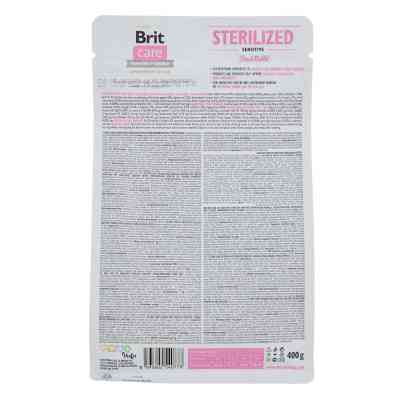 Сухой корм для кошек Brit Care Cat GF Sterilized Sensitive 400 г (8595602540778) Винница