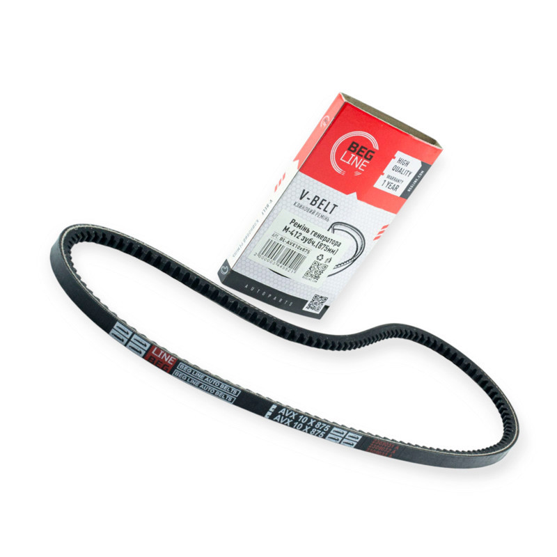 Ремень Москвич 875 зуб генератора Мукачево - изображение 1