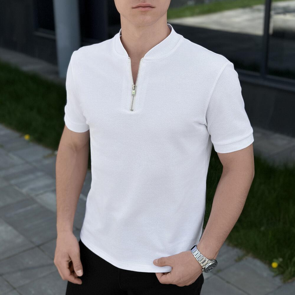 Чоловіче біле поло Pobedov Nexus Київ - фото 6