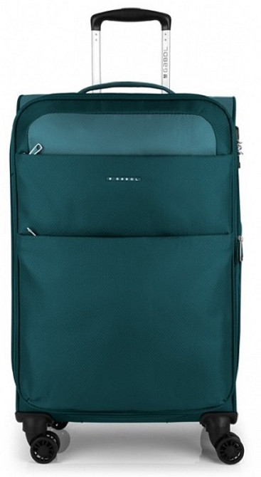 Чемодан тканевый GABOL Cloud средний бирюзовый 4 колеса Киев - изображение 1