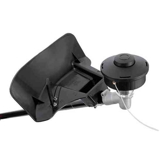 Тример електричний, 1,2 кВт, 7000 об/хв, ширина зрізання 255/380 мм, плавний пуск, котушка + 3-лопатевий ніж INTERTOOL DT-2247 Киев