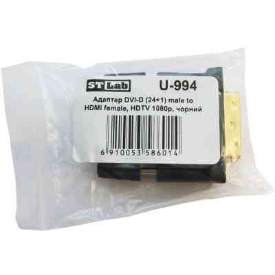 Перехідник DVI-D (24+1) male to HDMI female 1080p ST-Lab (U-994) Вінниця