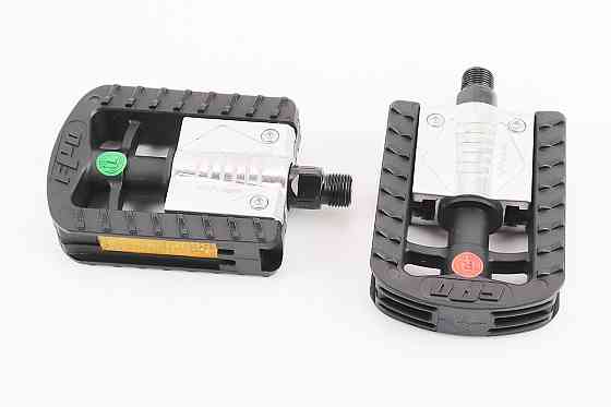 Педалі FOLDING складні 9/16" (109x74x29mm) пластико-алюминієві, чорно-сірі NW-306P Київ
